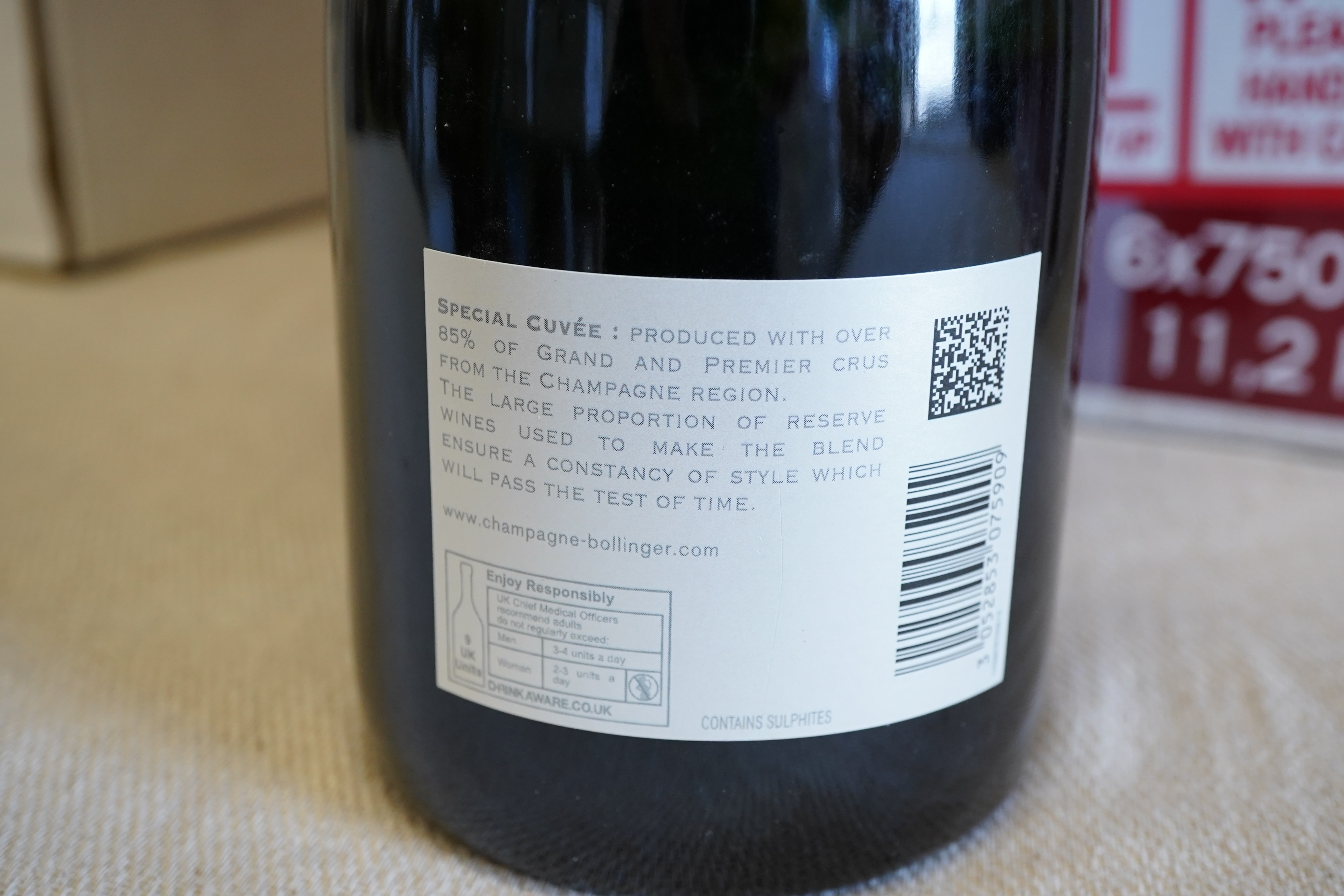 Champagne: Bollinger, Special Cuvée 007, NV
